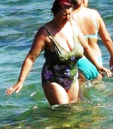 Granny bbw beach 3 #6180452