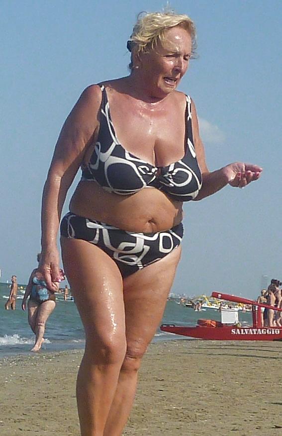 Granny bbw beach 3 #6180483