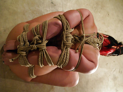 Tied sluts bound in rope #8792652
