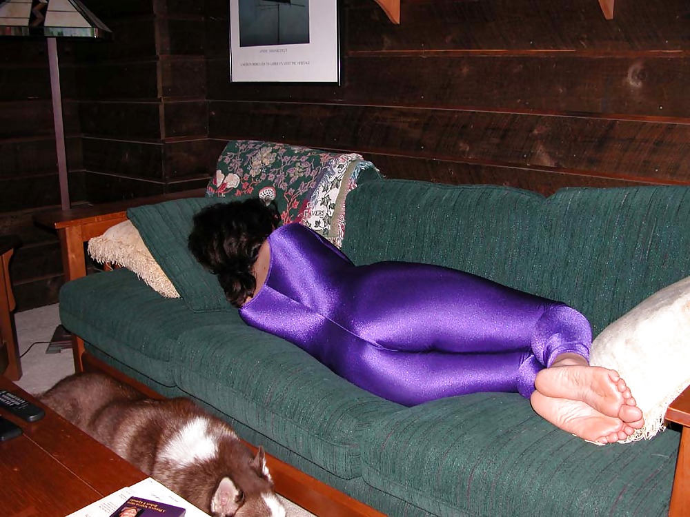 Purple catsuit #9192503