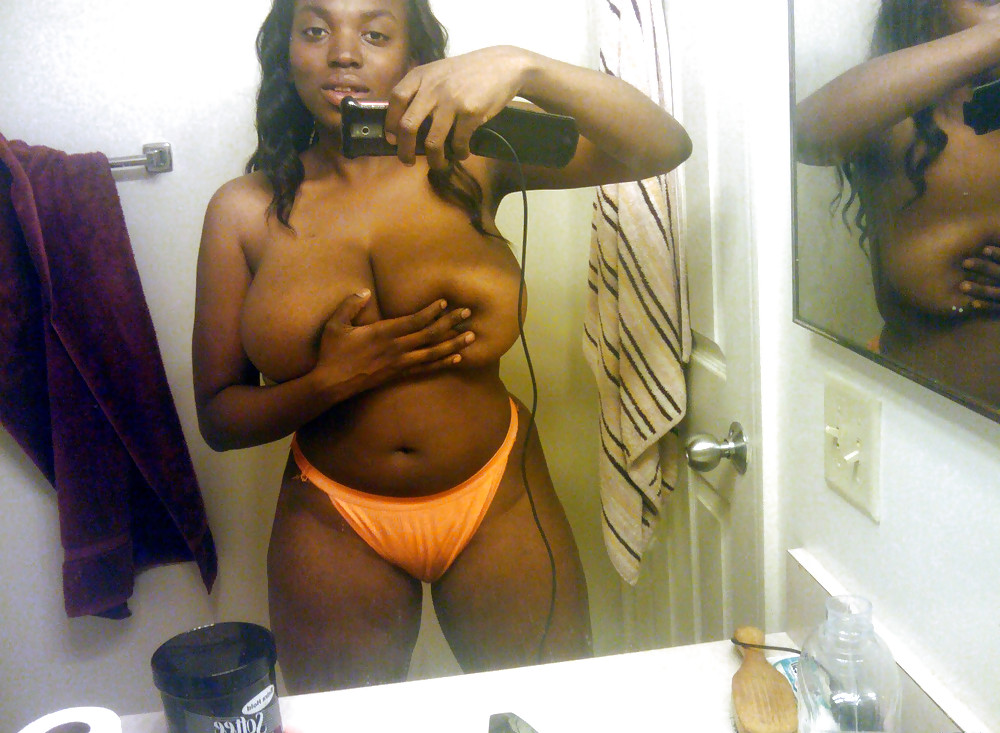 Immense Titty Thick Ebony Co-Worker #9364300