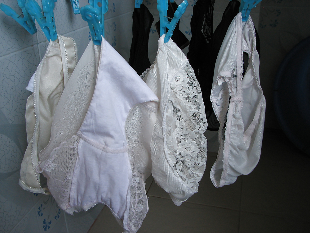 Nylon panties on clotheslines #6057621