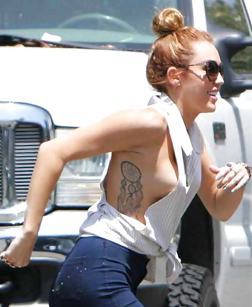 Miley Cyrus - Boobs and Ass #9495303