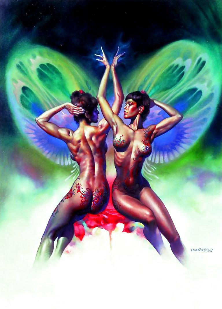 Wings, girls & demons -paul-dom-
 #18210878
