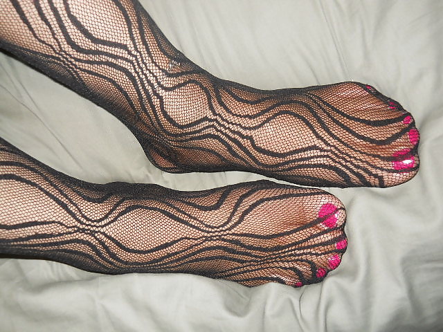 Dee's sexy feet in pantyhose for you foot lovers
 #10434025