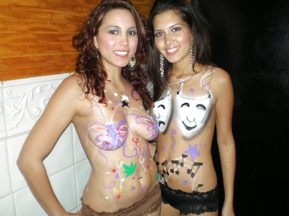 Nice body-painted girls #13046119