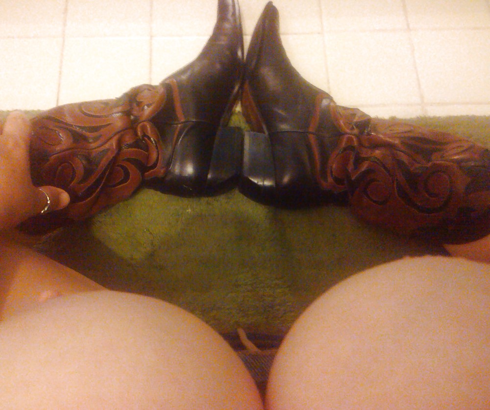 Cowboy Boots & Jean Dress #1904712