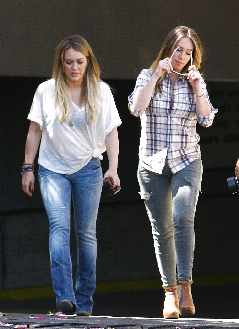 Hilary Duff Voir à Travers à BRA Out Et Environ Avec Haylie Dans La #5315805