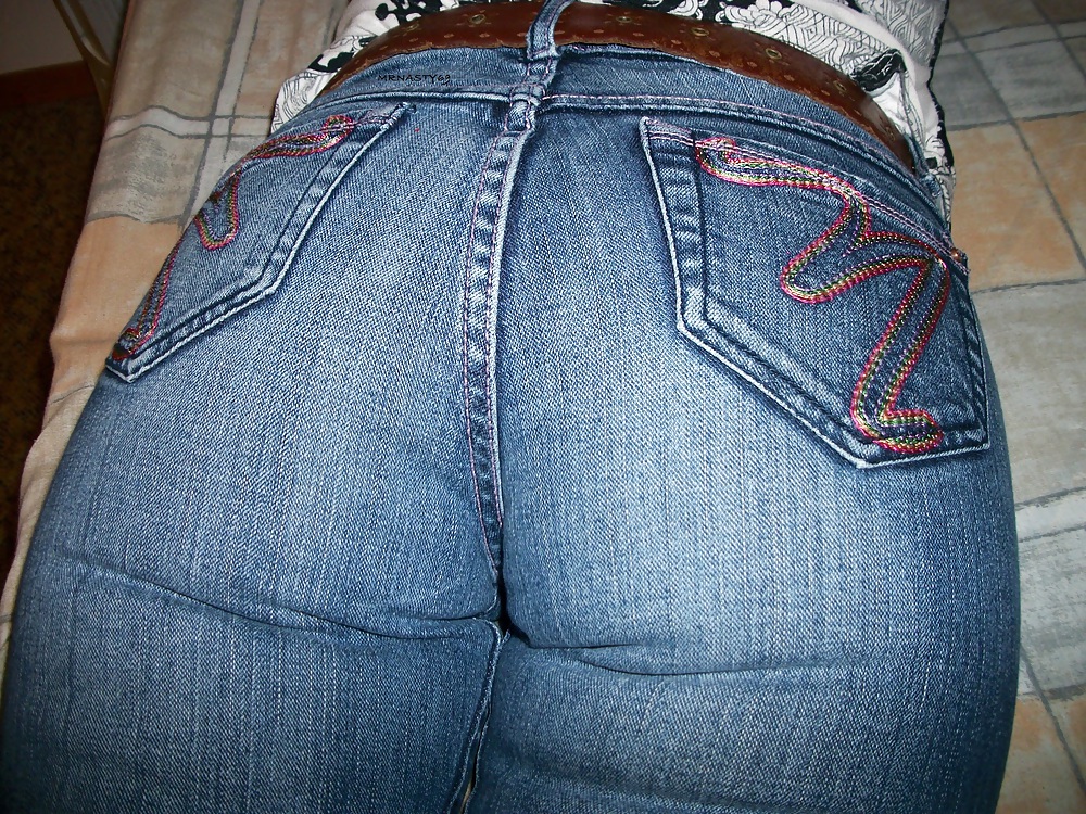 Wifes Ass In Tight Denims #9652566