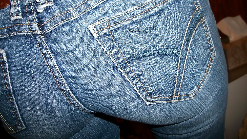 Wifes Ass In Tight Denims #9652577