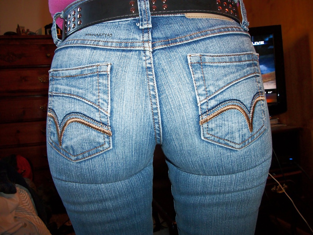 Wifes Ass In Tight Jeans #9652619