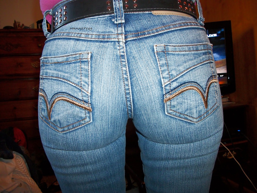Wifes Ass In Tight Denims #9652619