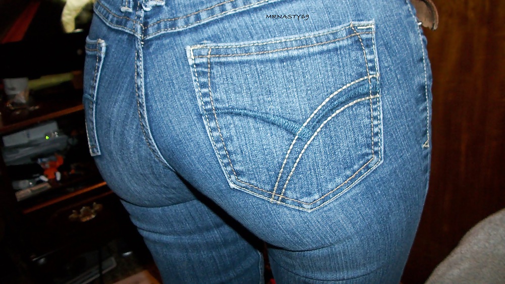 Wifes Ass In Tight Jeans #9652627
