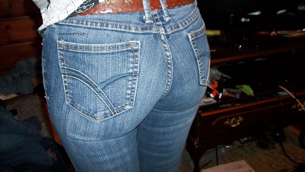 Wifes Ass In Tight Denims #9652637