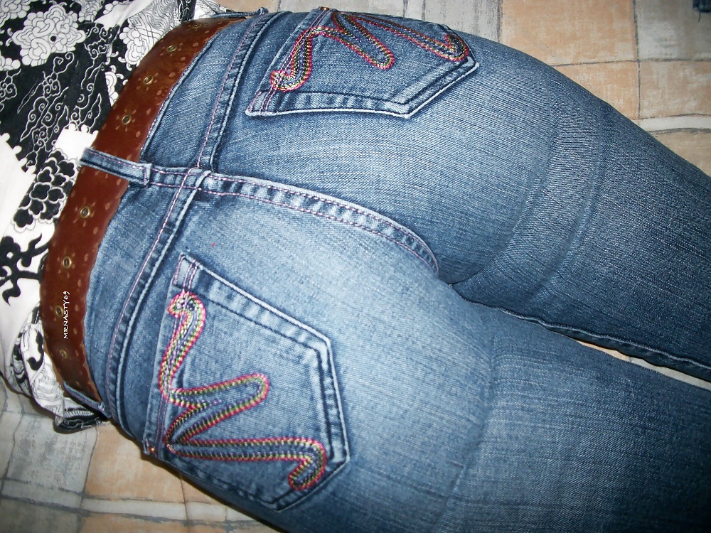 Wifes Ass In Tight Denims #9652675