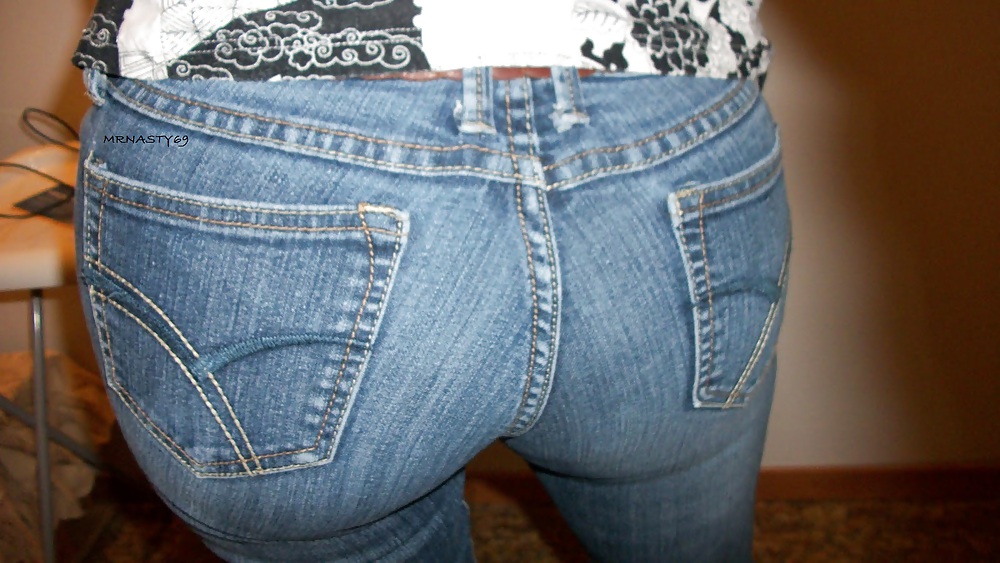 Wifes Ass In Tight Jeans #9652686