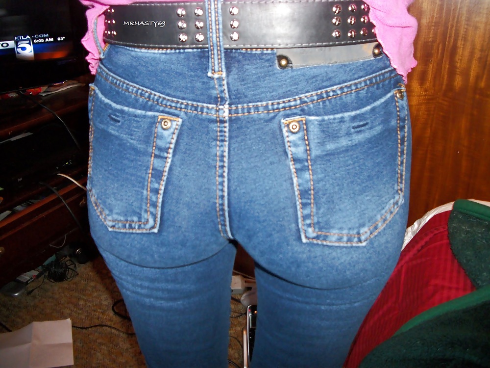 Wifes Ass In Tight Denims #9652696