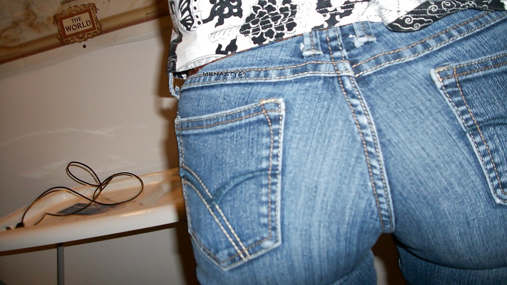Wifes Ass In Tight Denims #9652708