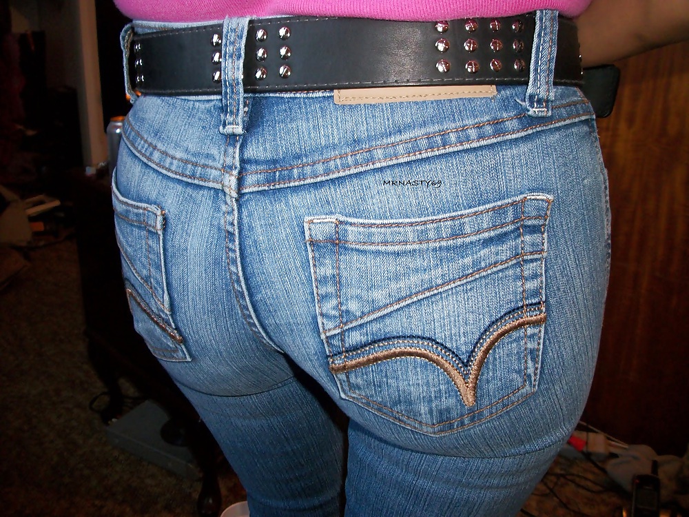 Wifes Ass In Tight Denims #9652722