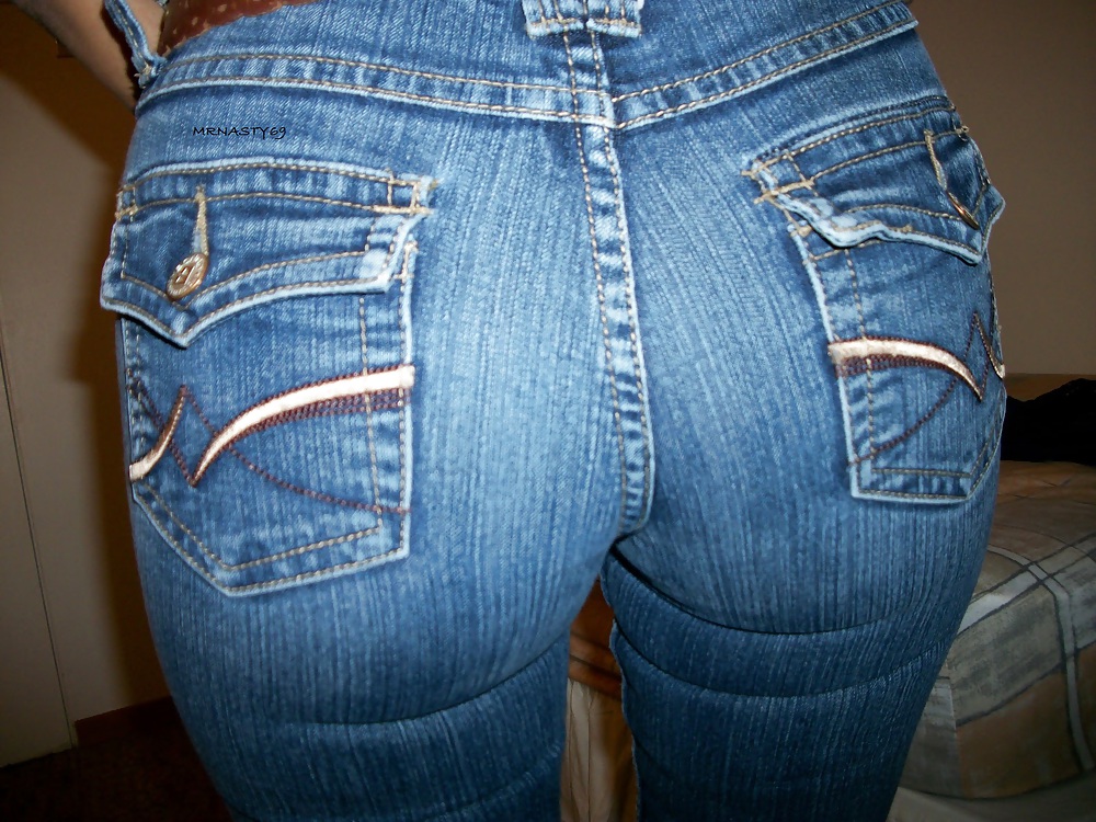 Wifes Ass In Tight Jeans #9652733