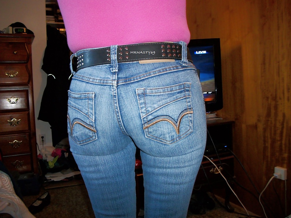 Wifes Ass In Tight Denims #9652745