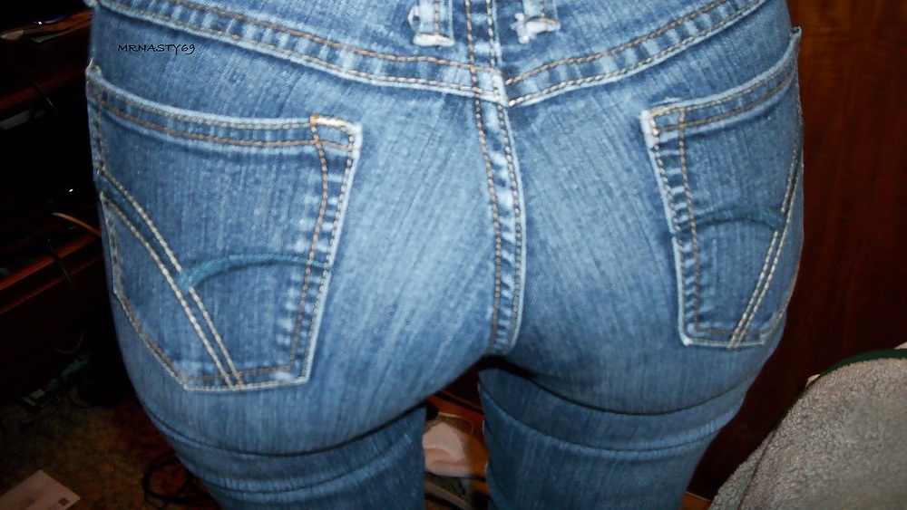 Wifes Ass In Tight Jeans #9652755