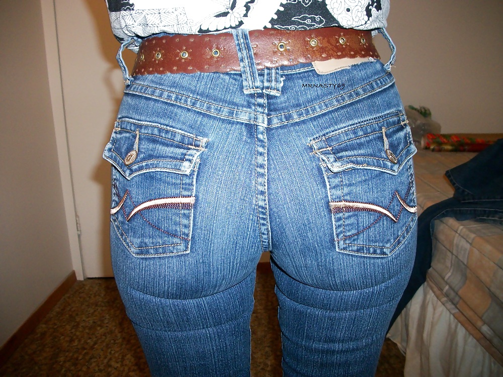 Wifes Ass In Tight Denims #9652778
