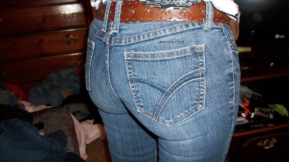 Wifes Ass In Tight Jeans #9652803