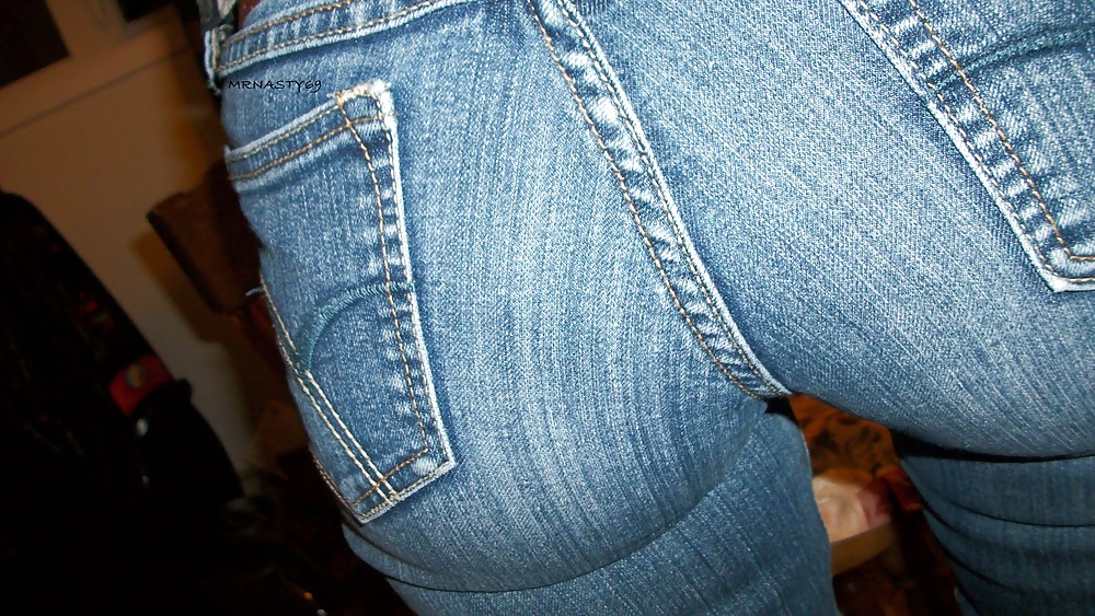 Wifes Ass In Tight Jeans #9652815