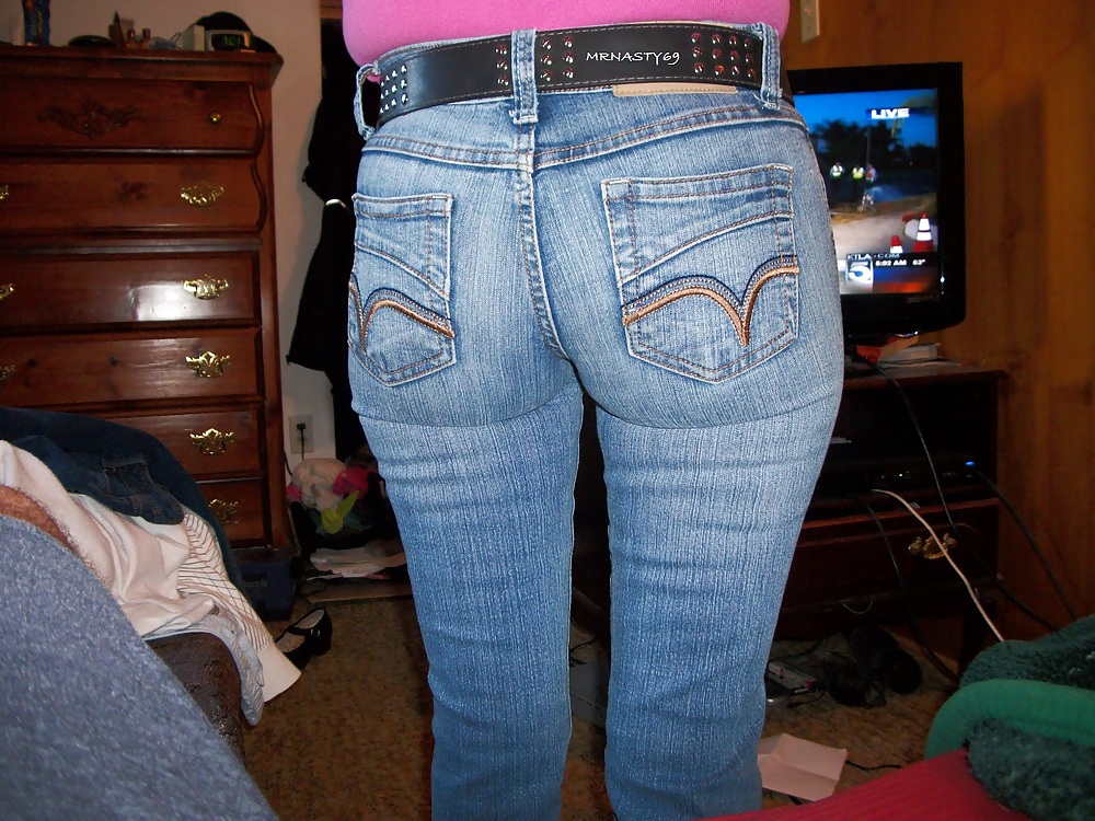 Wifes Ass In Tight Denims #9652831