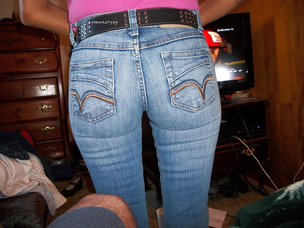 Wifes Ass In Tight Denims #9652851