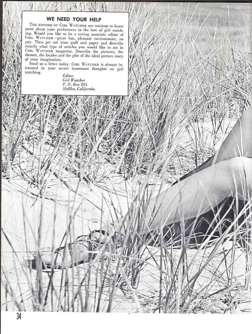 ヴィンテージ雑誌 the girl watcher - 1959年6月号
 #2141092