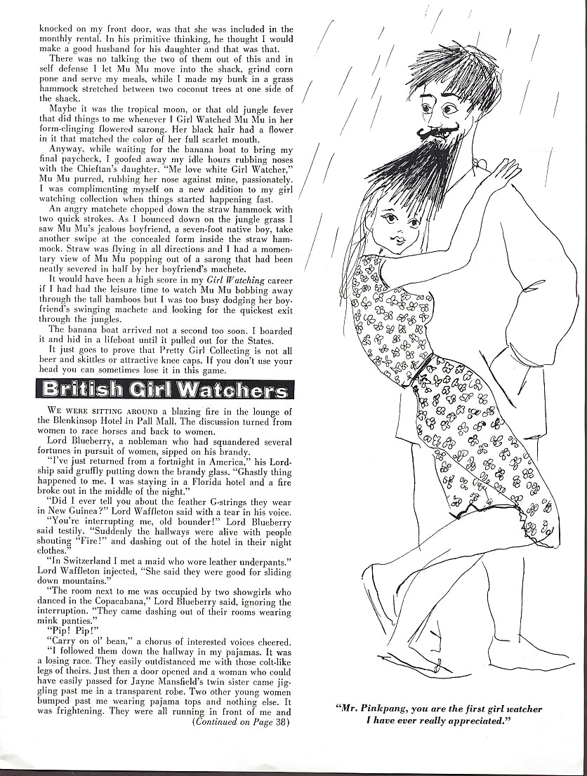 Vintage Magazines The Girl Watcher - 1959 June #2141115