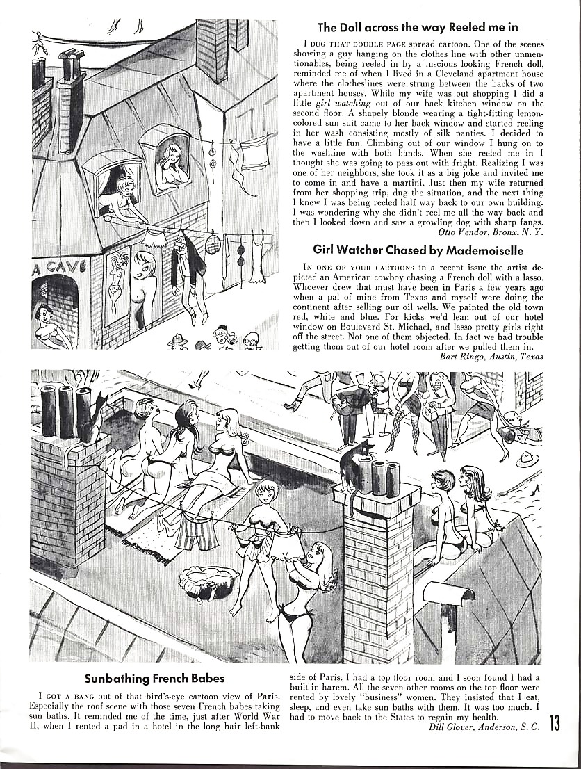 Vintage Magazines The Girl Watcher - 1959 June #2141310