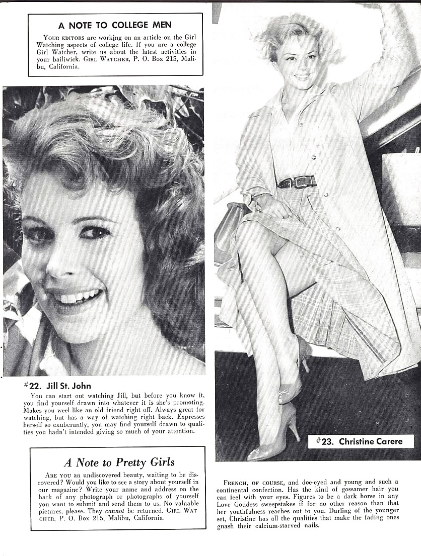 ヴィンテージ雑誌 the girl watcher - 1959年6月号
 #2141367