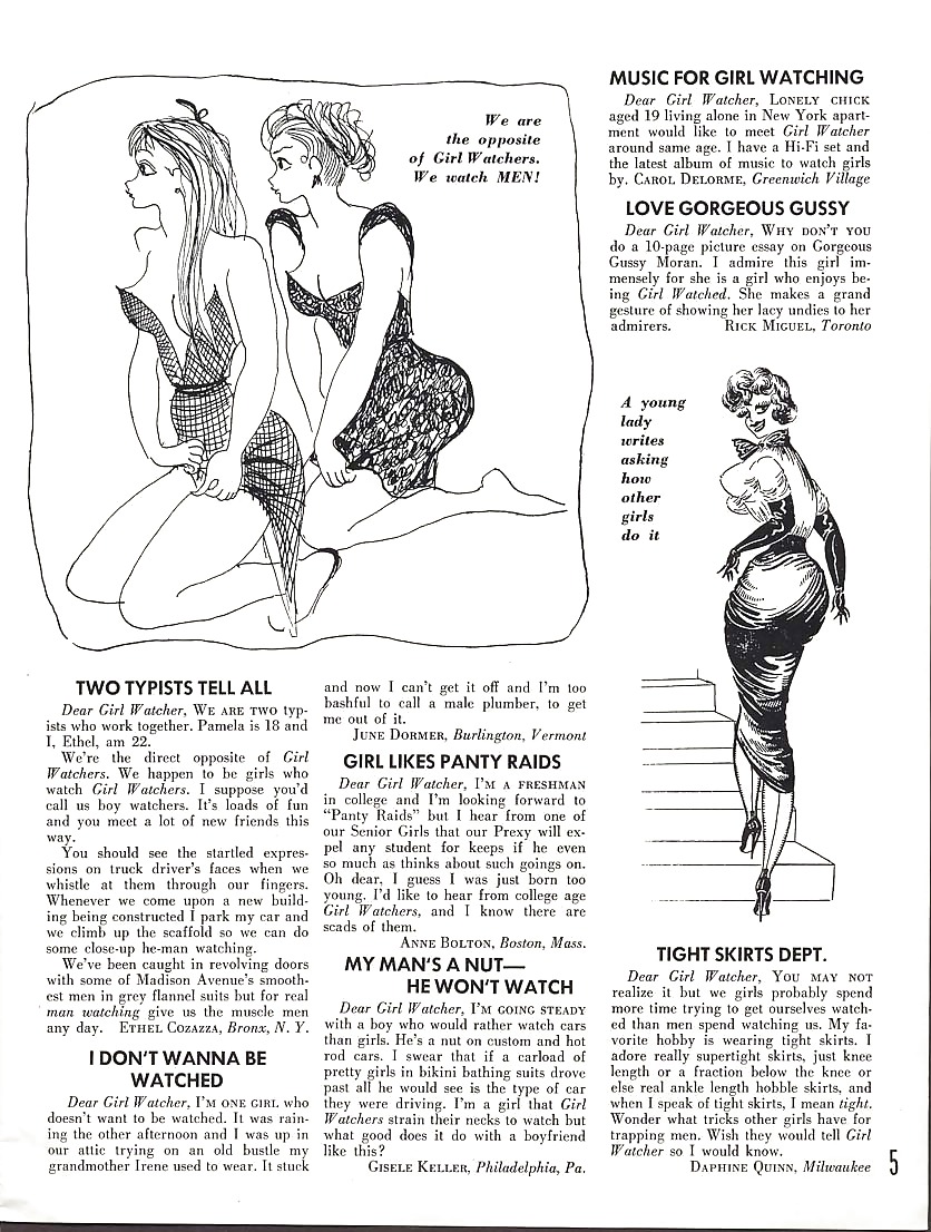 ヴィンテージ雑誌 the girl watcher - 1959年6月号
 #2141463