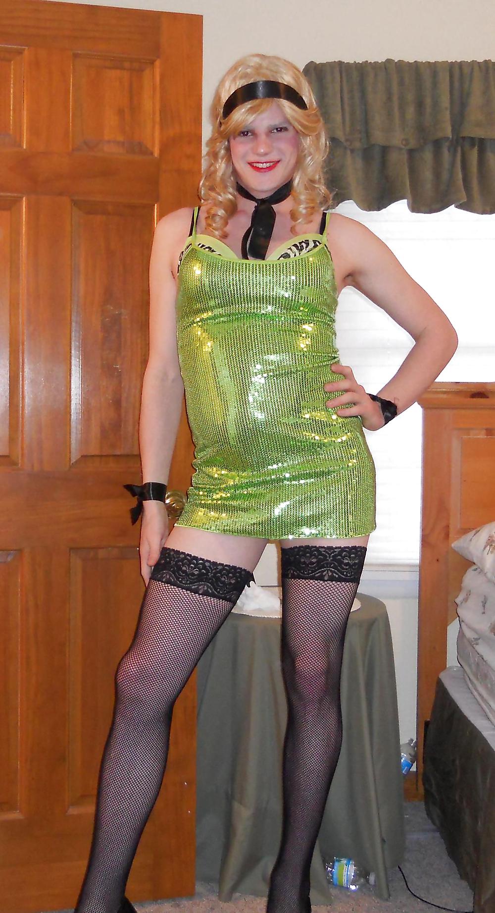 Grün Sequinkleidaufstellung Weichei Vanessa #12969133