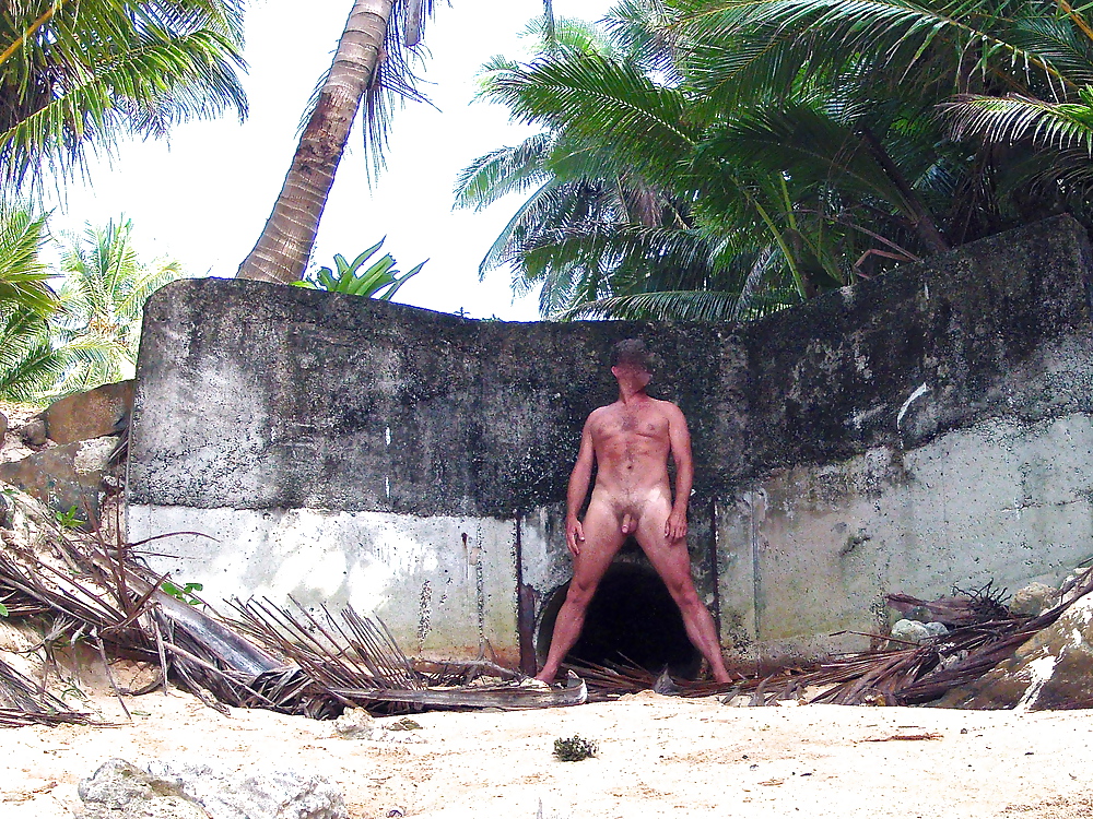Public nudity on a tropical island #22812358