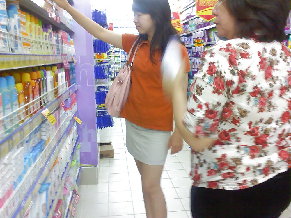 White Panty Grey Skirt, Hypermart, PTC, Surabaya, Indonesia #6957898