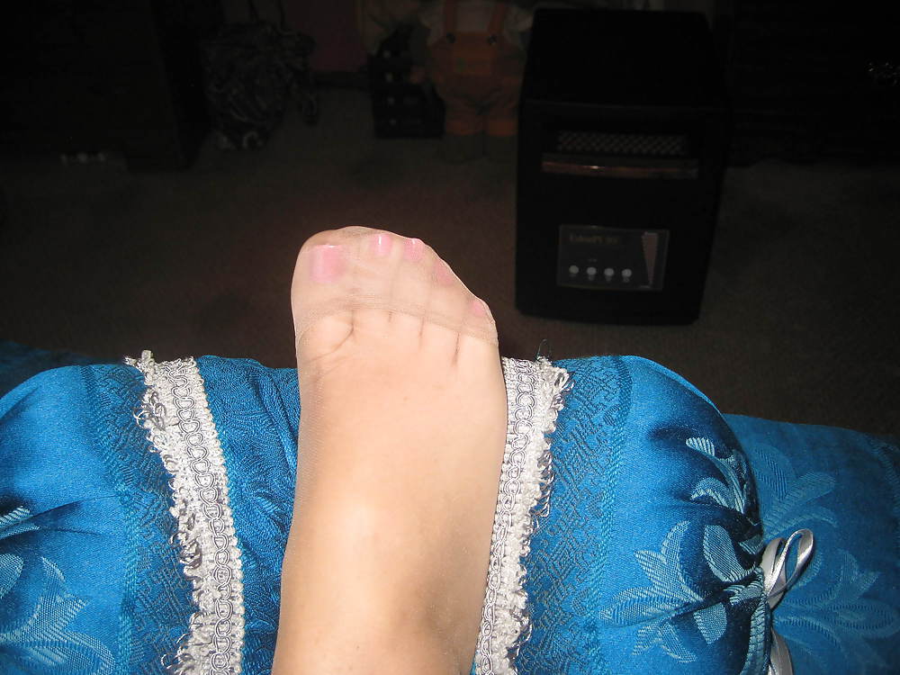 Sexy Nylon Füße Zehen #12424629