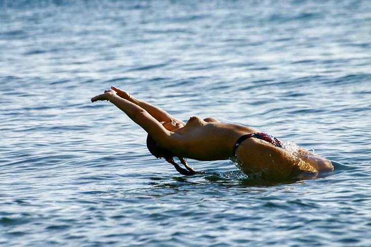 Die Schönheit Der Amateur Strand Mädchen #10353743