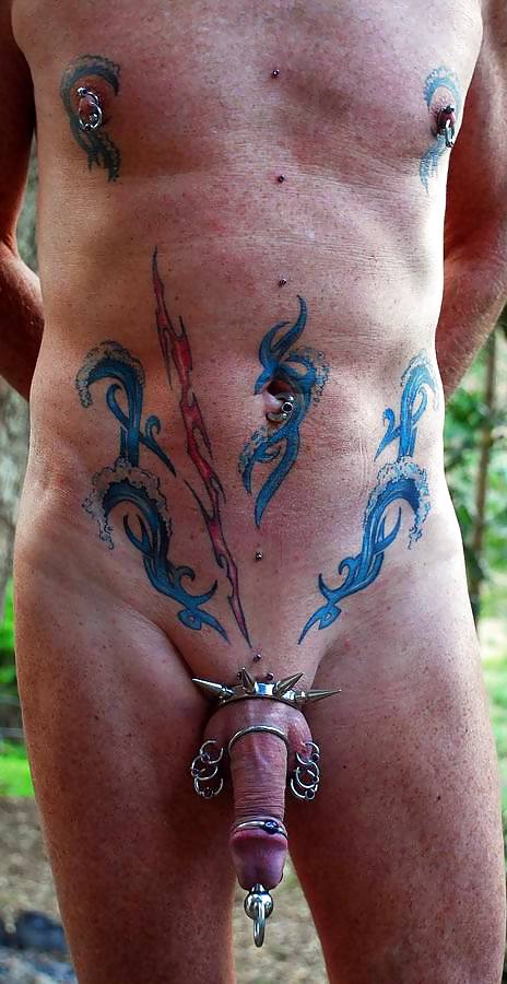 Cazzi tatuati e piercing
 #3081600