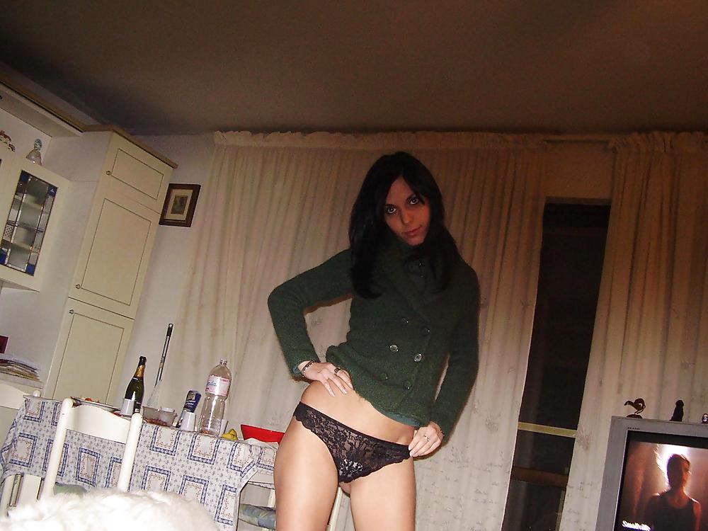 Wife shows her nice tanned body #4300253