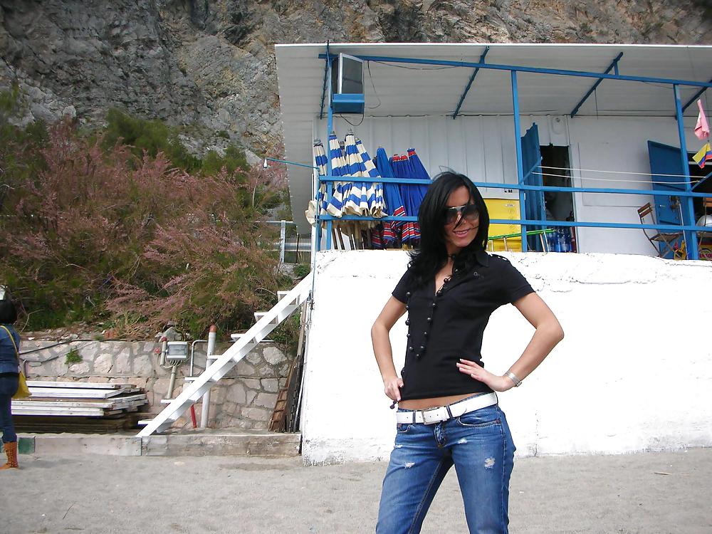 Wife shows her nice tanned body #4300595