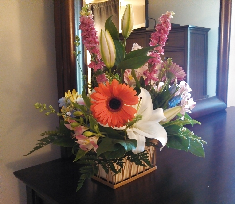 Flowers from dear friend JP, MERCI. #22536681