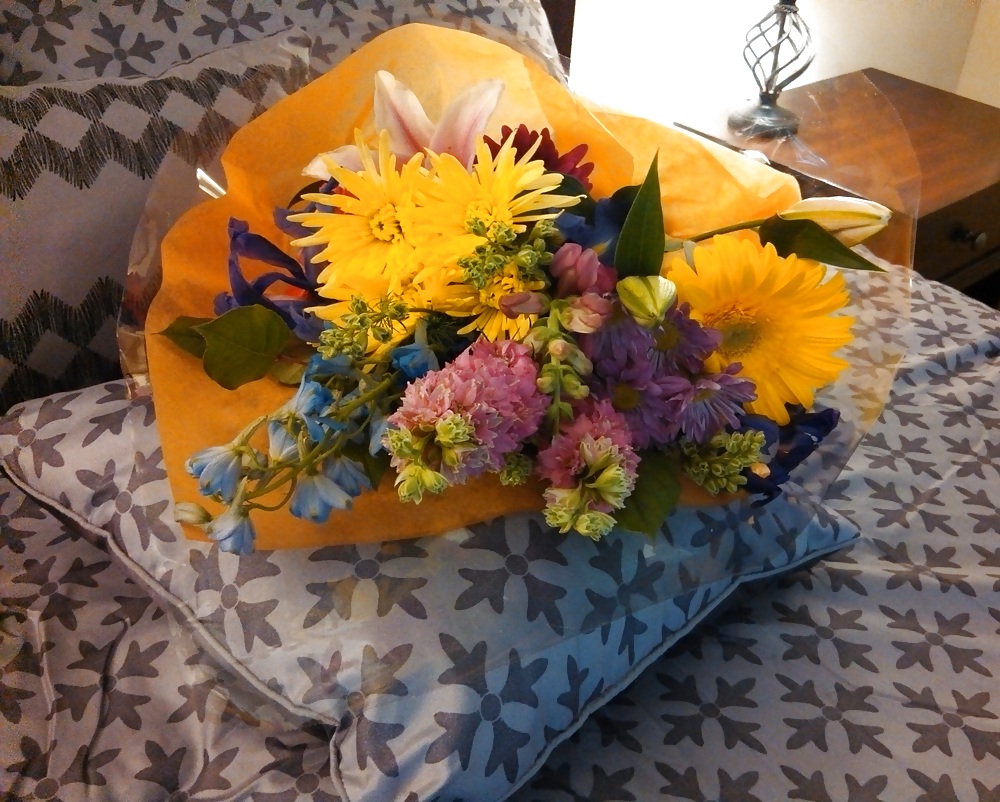 Flowers from dear friend JP, MERCI. #22536691