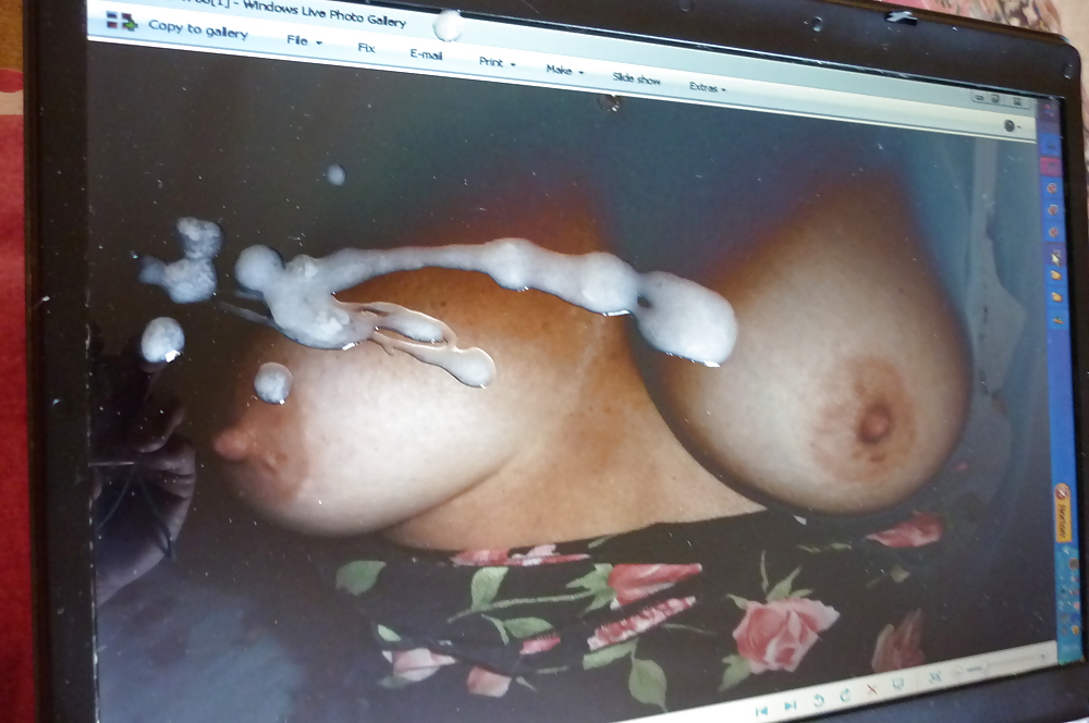 JennyWrenn's tits nicely spunked #3620868