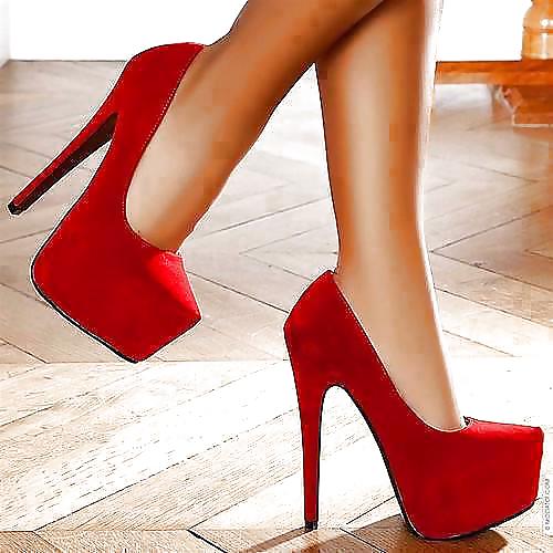 Sexy platform heels and tight dresses id love to own #21389265