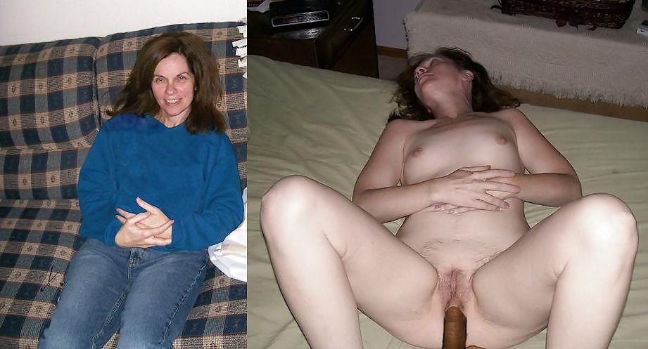 Mature woman before - after. #2092323