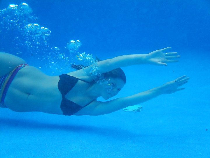 Under water pix of my friend ( non nude ) #4238095